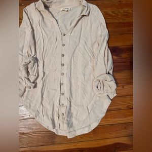 Listicle button up blouse